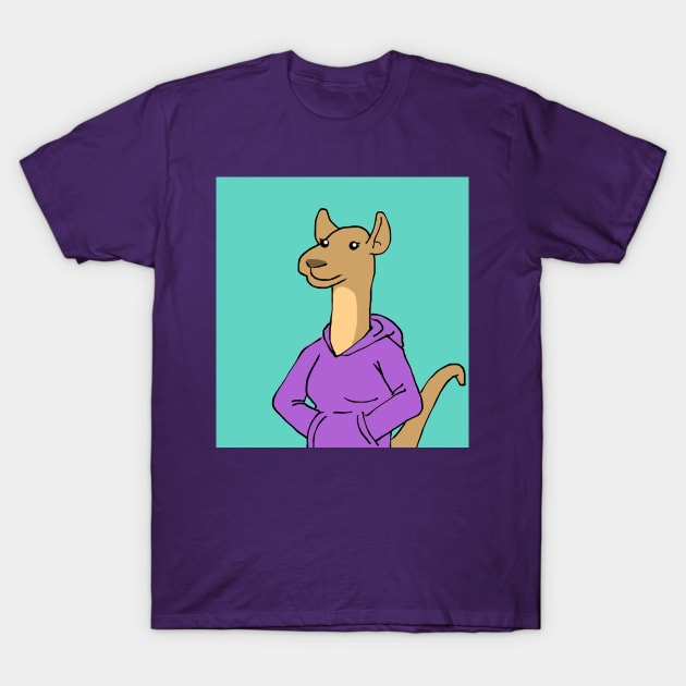 Office Kangaroo T-Shirt by PruneyToons